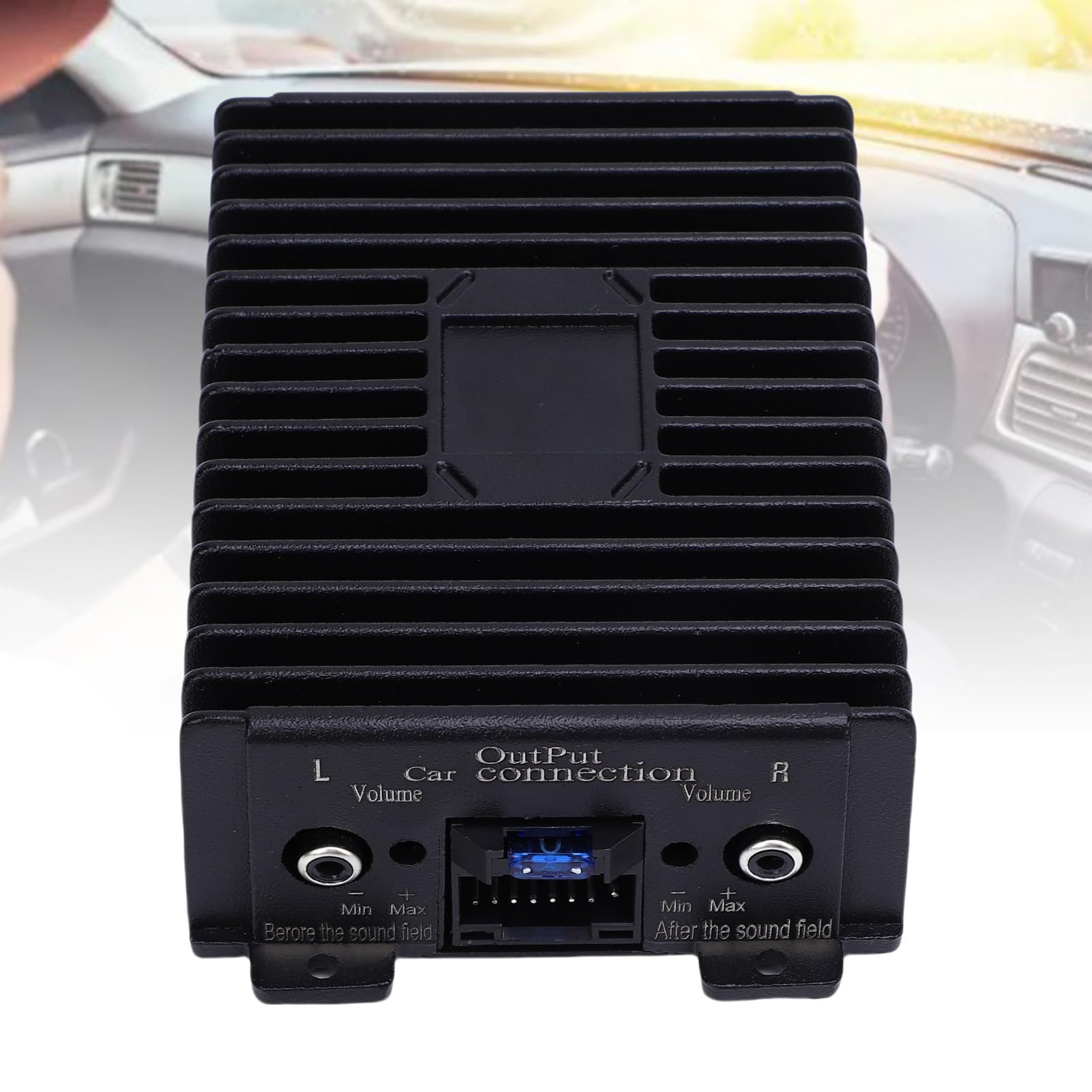 Amplificador de Potencia de 4 Canales, Compacto y Duradero, Clase A/B, para Reproductor de Coche, Subwoofer, 130x94x42mm