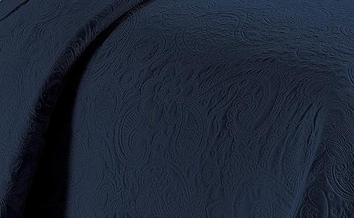 Miniatura 6 de Linen Plus - Juego de funda de cama de gran tamaño con relieve, estampada, modelo Dana, unicolor