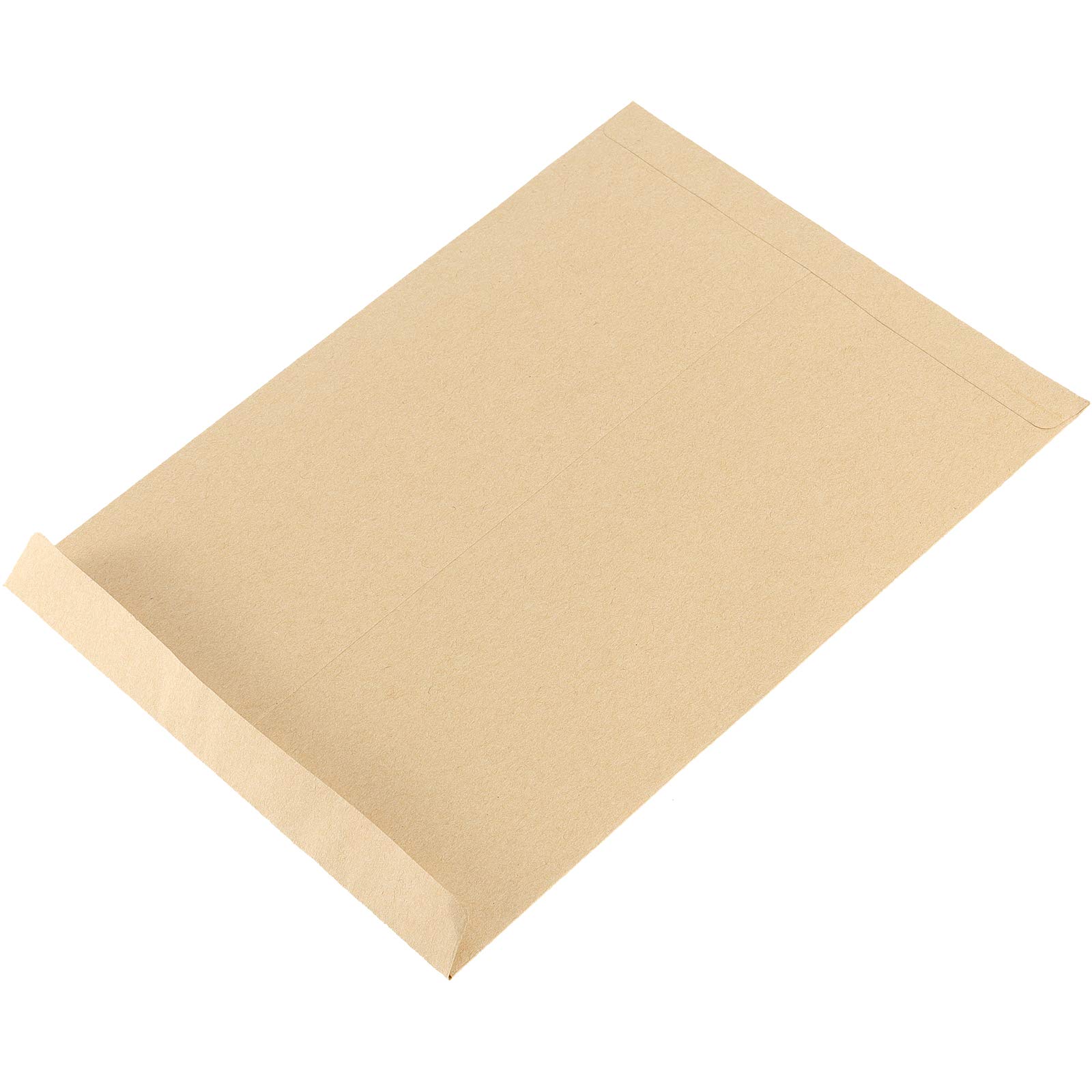 Lot de 400 enveloppes kraft marron 22,9 x 15,2 cm, enveloppes catalogues, enveloppes ouvertes pour la maison, les documents postaux, le bureau, les affaires et l'école, 120 g/m²