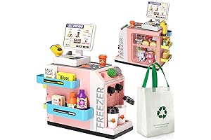 Pretend Play Cash Register with Realistic Features for Kids