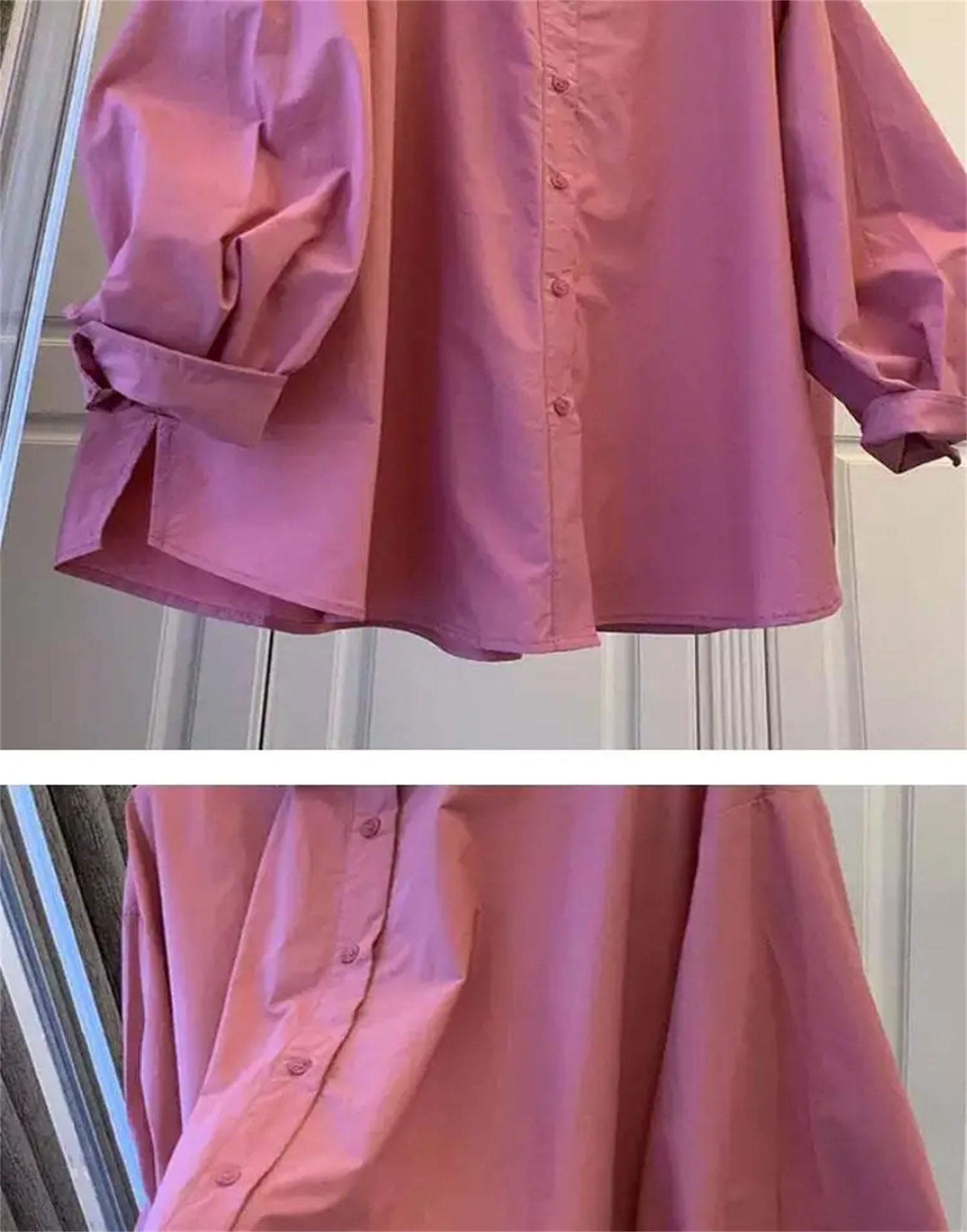 Blusas vintage de primavera para mujer, elegante, casual, de manga larga, con botones