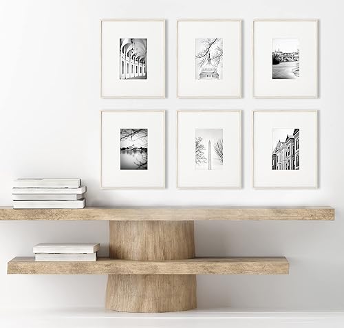 Miniatura 6 de Washington DC Art - Set of 6 Photography Prints - 8X10 inches - Unframed - Black and White Photography featuring the Jefferson Memorial, Washington