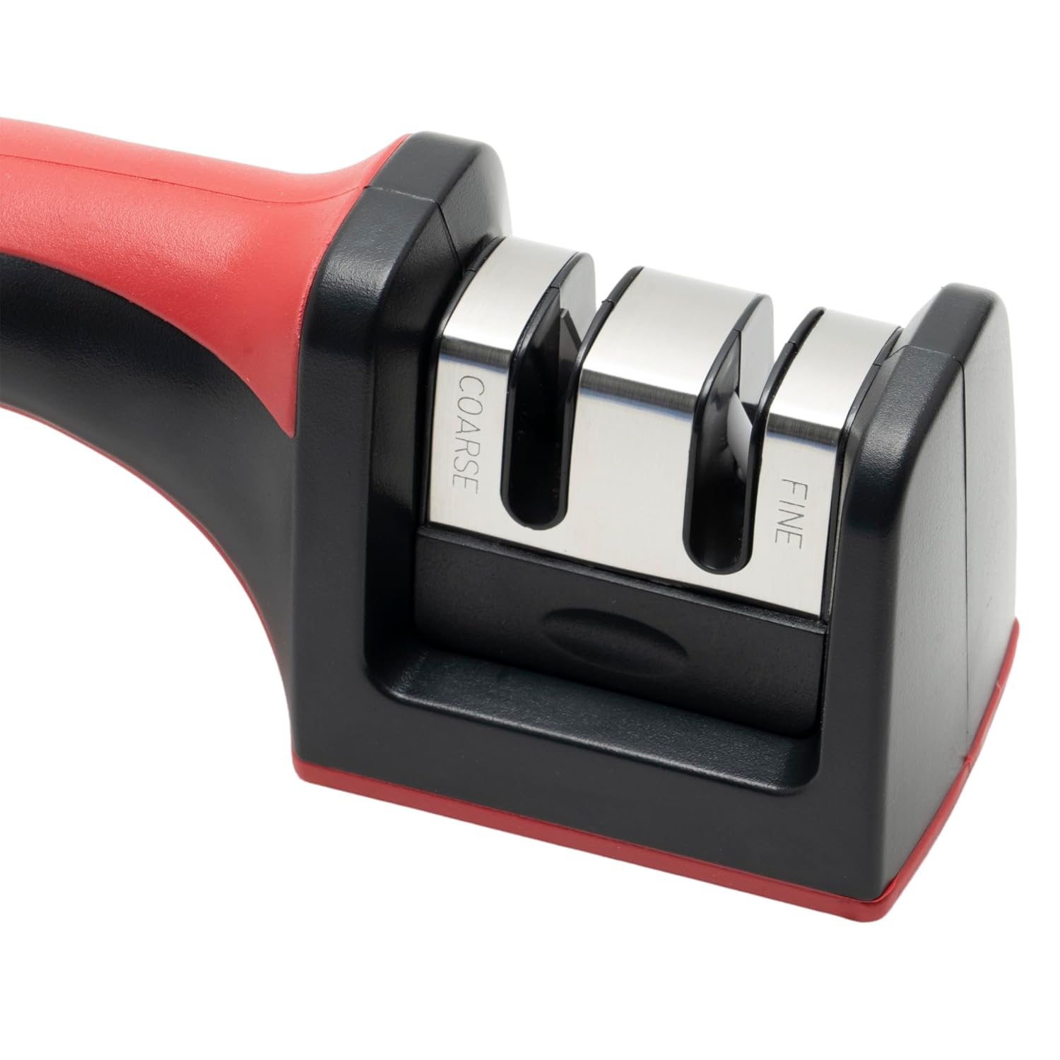 Winco KSP-2 Kitchen Knife Sharpener Medium | Dual stage, Quickly sharpens dull knives for improved cutting, Restaurant service