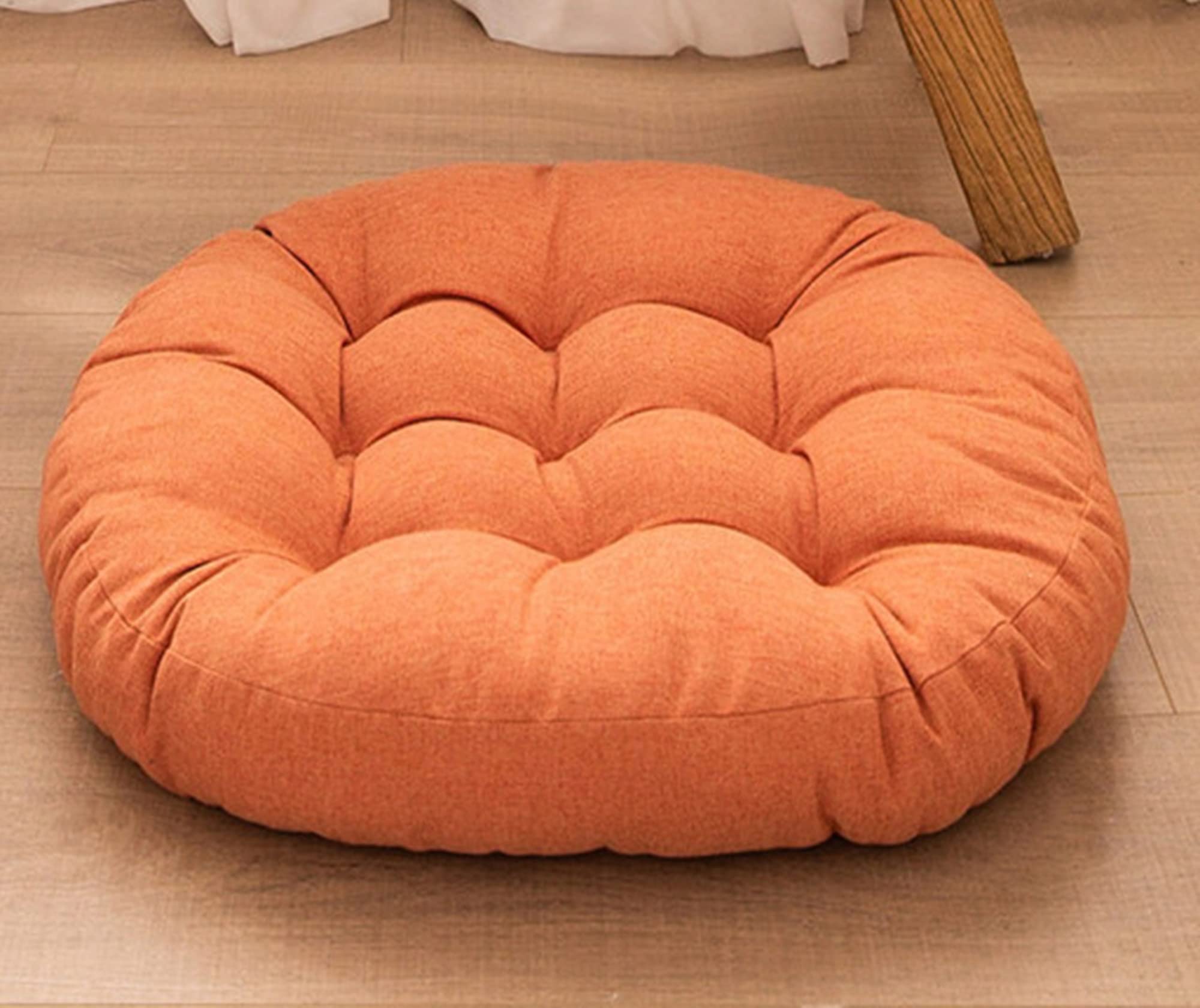 Coussin de chaise rond de 55 cm d'épaisseur supérieure pour décoration raffinée