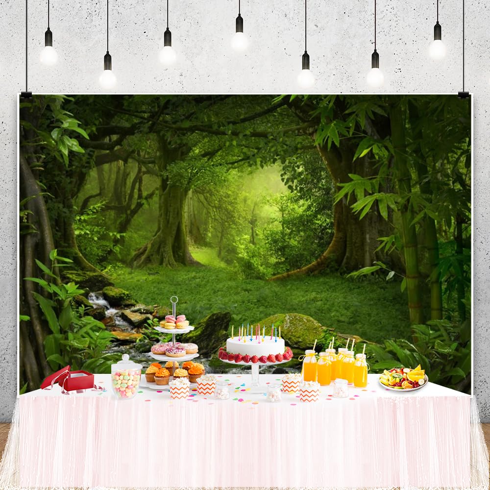 20x15ft Jungle Forest Trees Backdrops For Photography Summer - View #2
