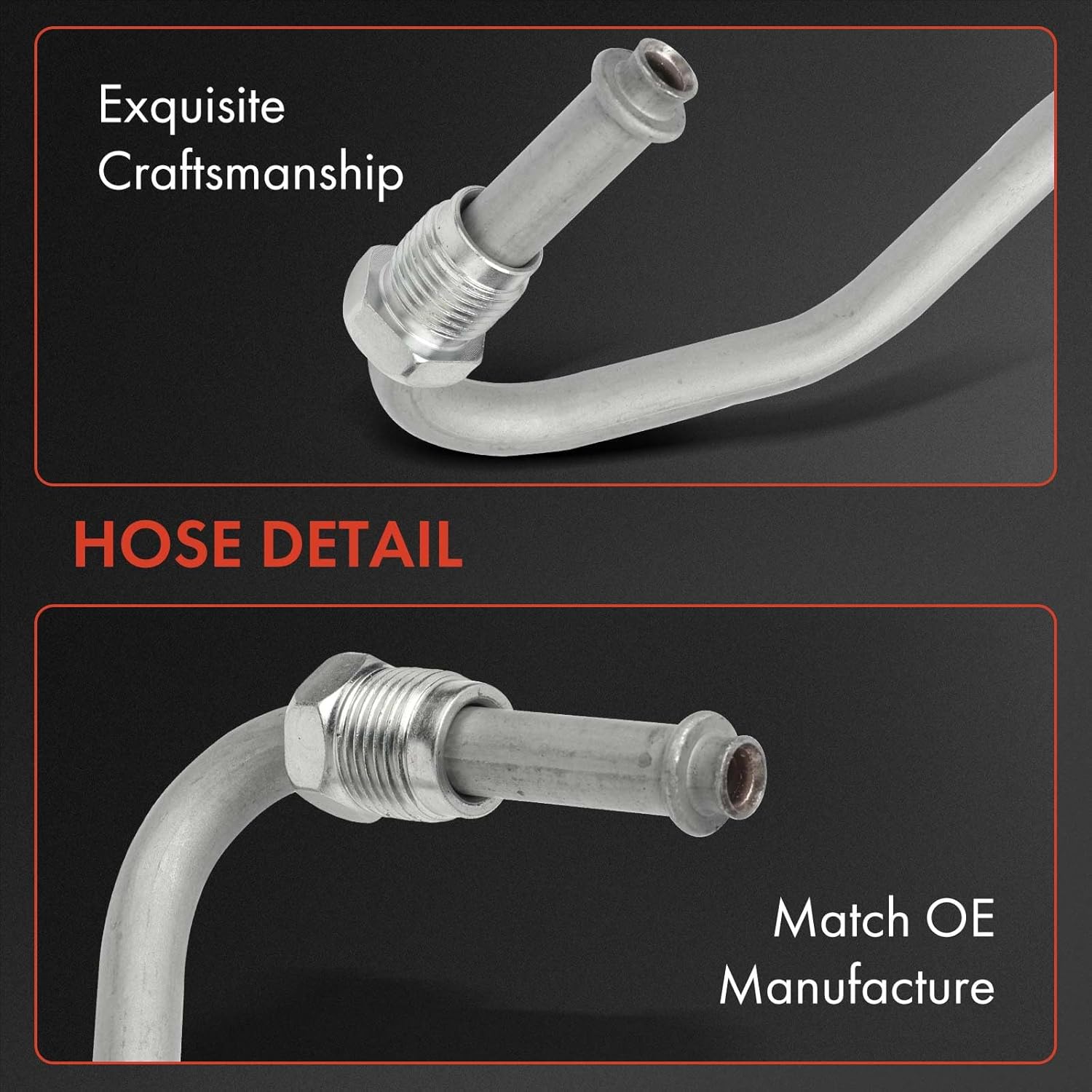 A-Premium Power Steering Pressure Hose Line Assembly Compatible with Ram 4500, 5500, 2013 2014 2015, Hydraulic Brake Booster To Gear