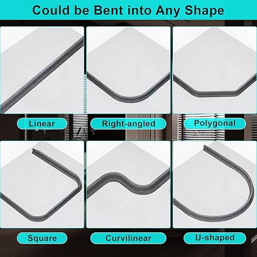 Miniatura 6 de Hi-Na Represa de umbral de ducha plegable de 3 pies5 pies6 pies8 pies10 pies, barrera de agua para ducha y tope de agua que mantiene el agua