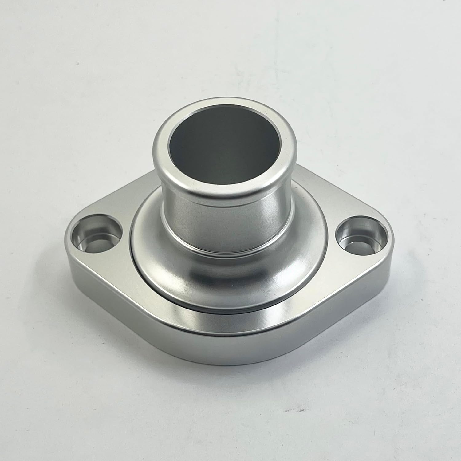Billet Thermostat Housing Water Neck 1.5'' hose connection Compatible with Chrysler Small/Big Block HEMI to 1978 Clear Aluminum Straight up