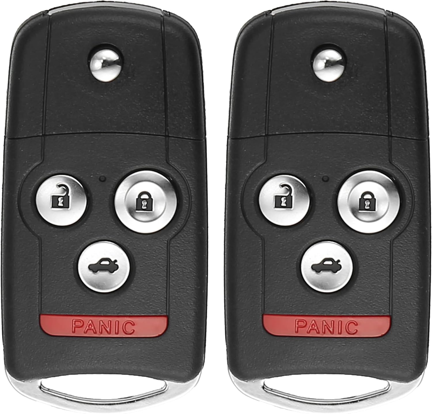 X AUTOHAUX 2pcs 313.8MHz N5F0602A1A Replacement Smart Proximity Keyless Entry Remote Key Fob for Acura MDX 2007 2008 2009 2010 2011 2012 2013 46 Chip 4 Button (no driver setting)