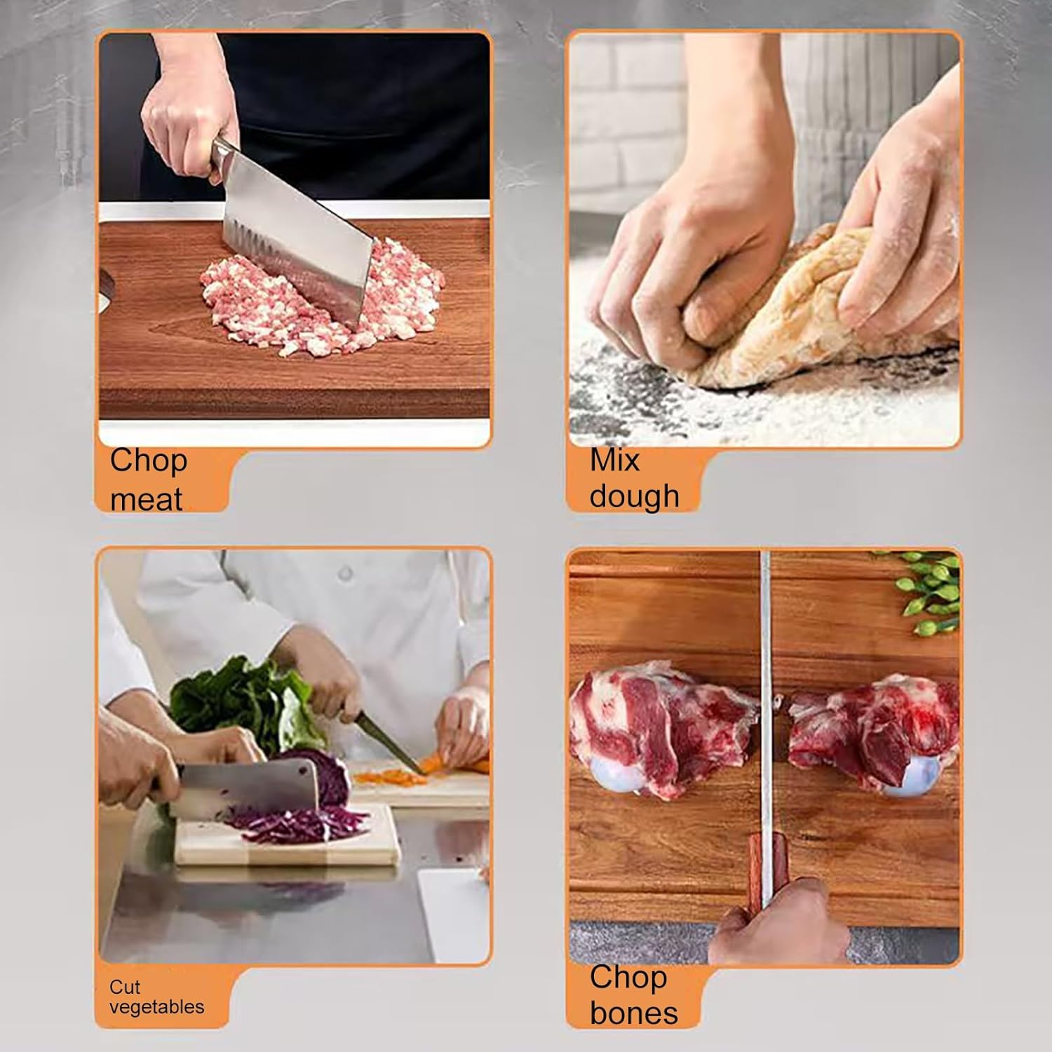 3 Tier Catering Table Commercial Workbench, Commercial Kitchen Work Table, Stainless Steel Prep, Stainless Steel Work Table, Load Up to 250Kg(100 * 50cm/39.3 * 19.6")