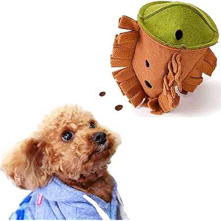 Amazon 犬おもちゃ ペットおもちゃ 人気 ノーズワーク 洗濯機で洗える 餌マット 知育玩具 運動不足解消 ストレス解消 どんぐり Pithecus 噛むおもちゃ 通販