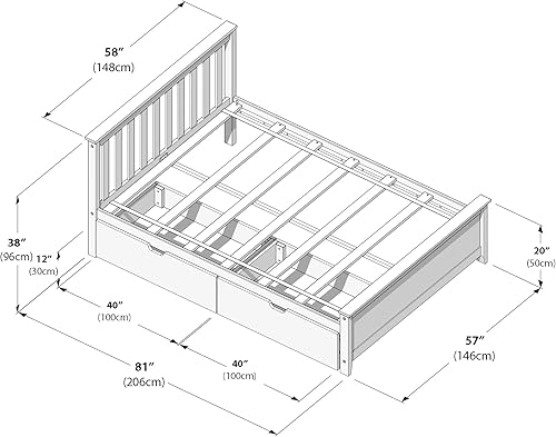 Miniatura 28 de Max & Lily Cama individual clásica, cabecera de listones con nido, nudo y nuez Nuez pacana,Nuez,Blossom,Azul,Arcilla,Natural,Verde