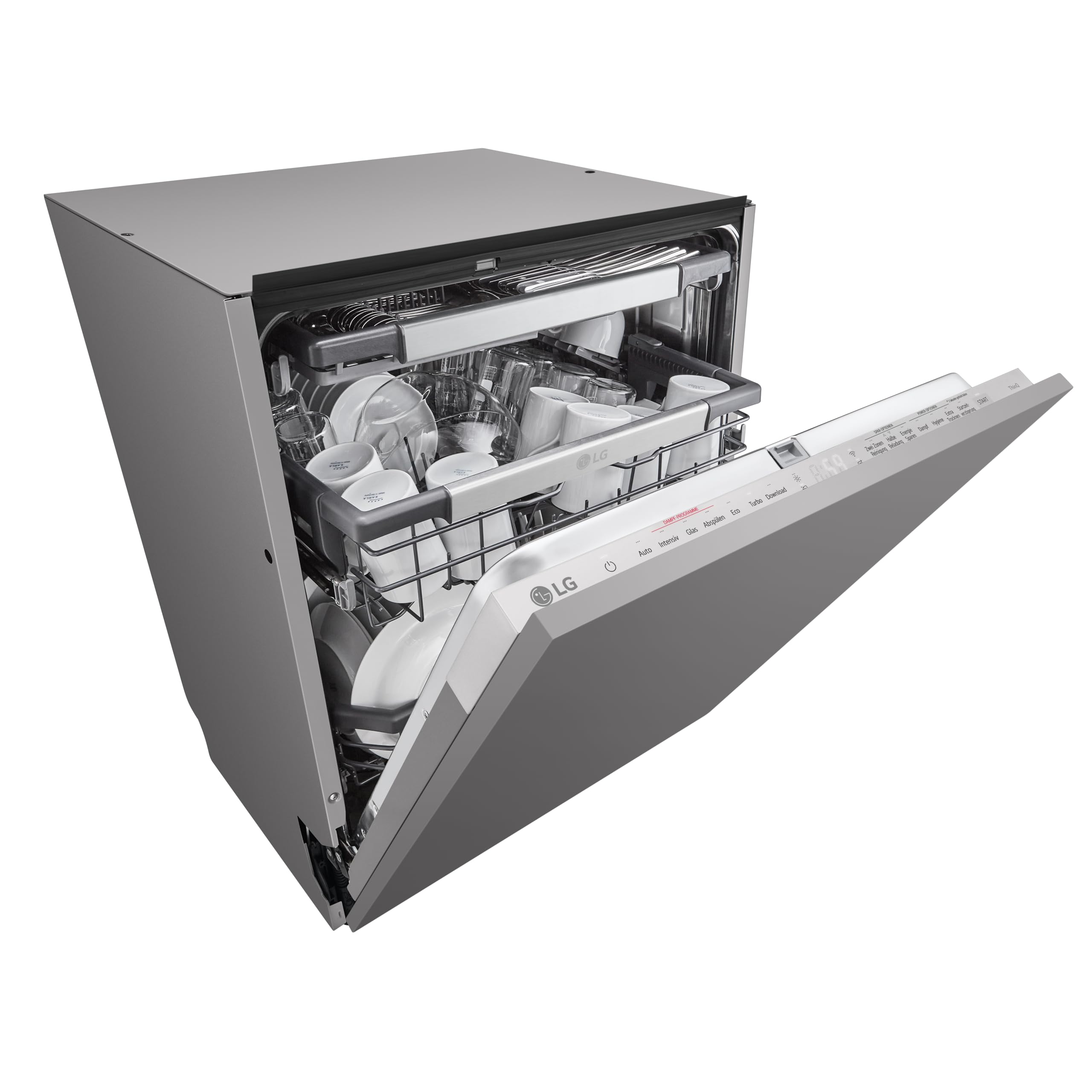 LG DB476TXS Geschirrspüler 43 dB Energieklasse A Dampf ThinQ Silber