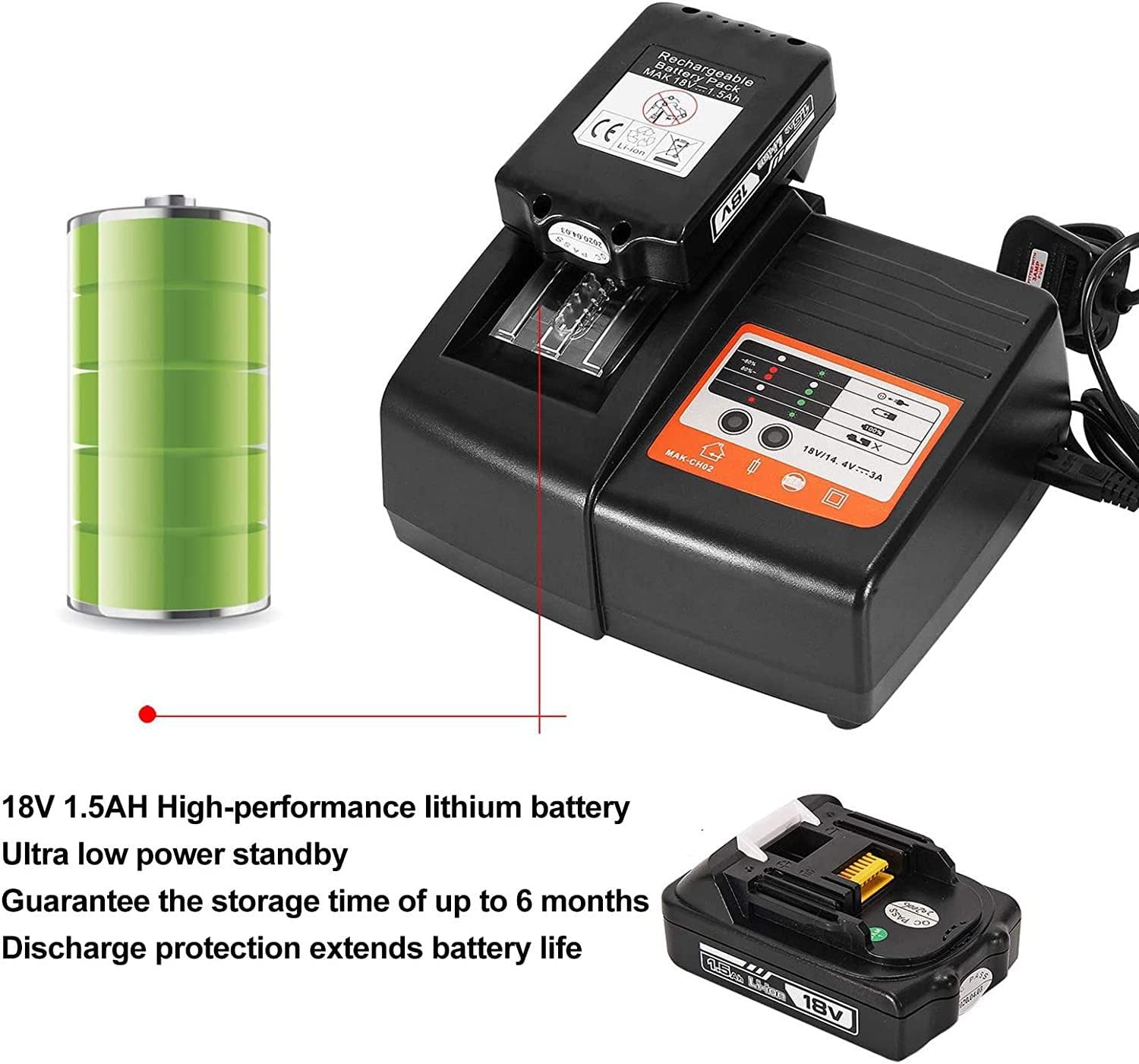 TAHALI Pinza crimpatrice elettrica idraulica, crimpatrice idraulica Ricaricabile per terminali in Rame e Alluminio, con Batteria da 1,5 Ah, Campo di crimpatura 16-300 mm²