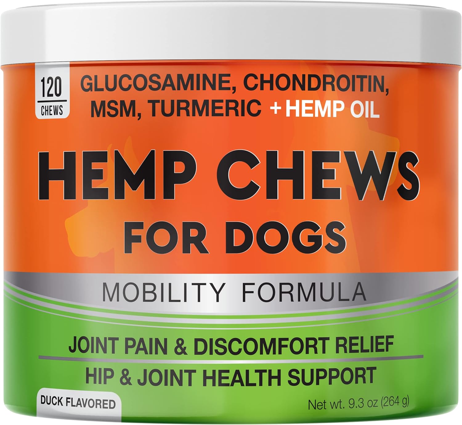 GOODGROWLIES Hemp Hip & Joint Supplement for Dogs