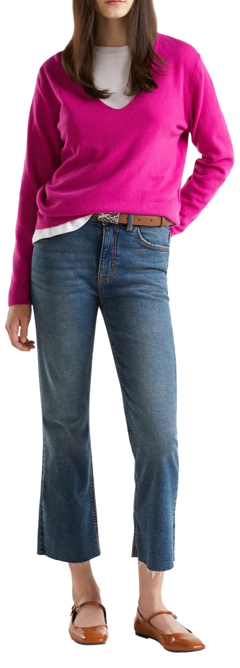 United Colors of Benetton Women's Sweater, Purple, L