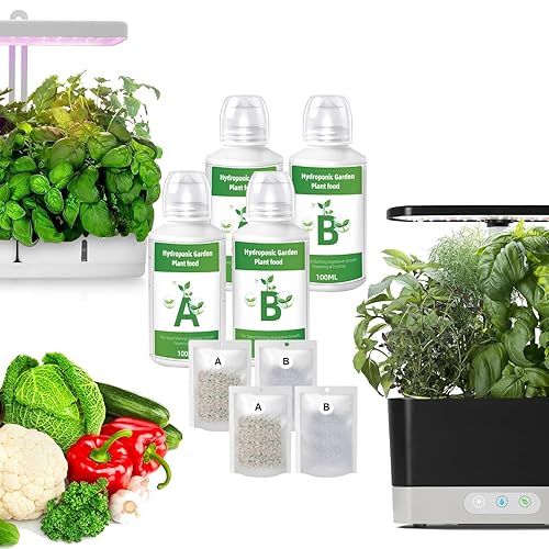 Miniatura 2 de Fertilizante nutritivo para plantas Hrdroponics para interiores, accesorios de alimentos hidropónicos para plantas de 27.1 fl oz, fertilizante