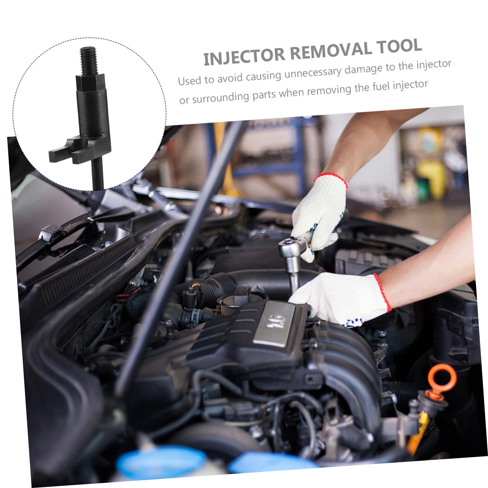 Strumento di Rimozione Iniettore Auto 6.7l 2011-2018 Acciaio | Nero, Alta Resistenza, Rimozione senza Danni, Kit per Motore Diesel Veicolo Commerciale Stile Casuale