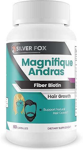 Miniatura 5 de Magnifique - Fibra Andras - Crecimiento del cabello con biotina - Potente apoyo de vitaminas y minerales para el crecimiento del cabello - Cobre y