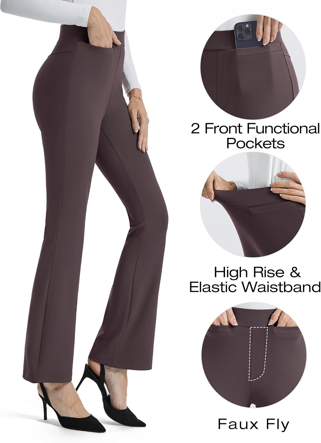 AFITNE Women's Yoga Dress Pants - Image 3