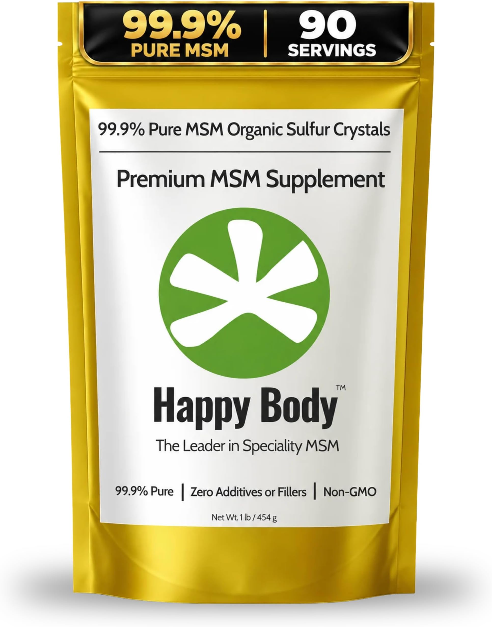 Organic Sulfur Crystals | Pure MSM | Joints, Hair, Skin | 1LB - 90 Servings