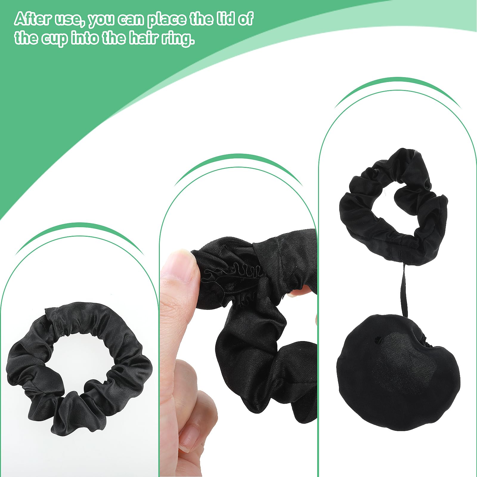 Lusofie 2-pak Scrunchie Cup Cup - Wielokrotnego użytku Pokrowce na napoje Anti Spike Drink Spike Prevention dla kobiet - Bar Night Out