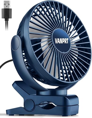 Ventilador de escritorio alimentado por USB de 6 pulgadas, pequeño pero potente, ventilador de oficina, ventilador personal, ventilador portátil
