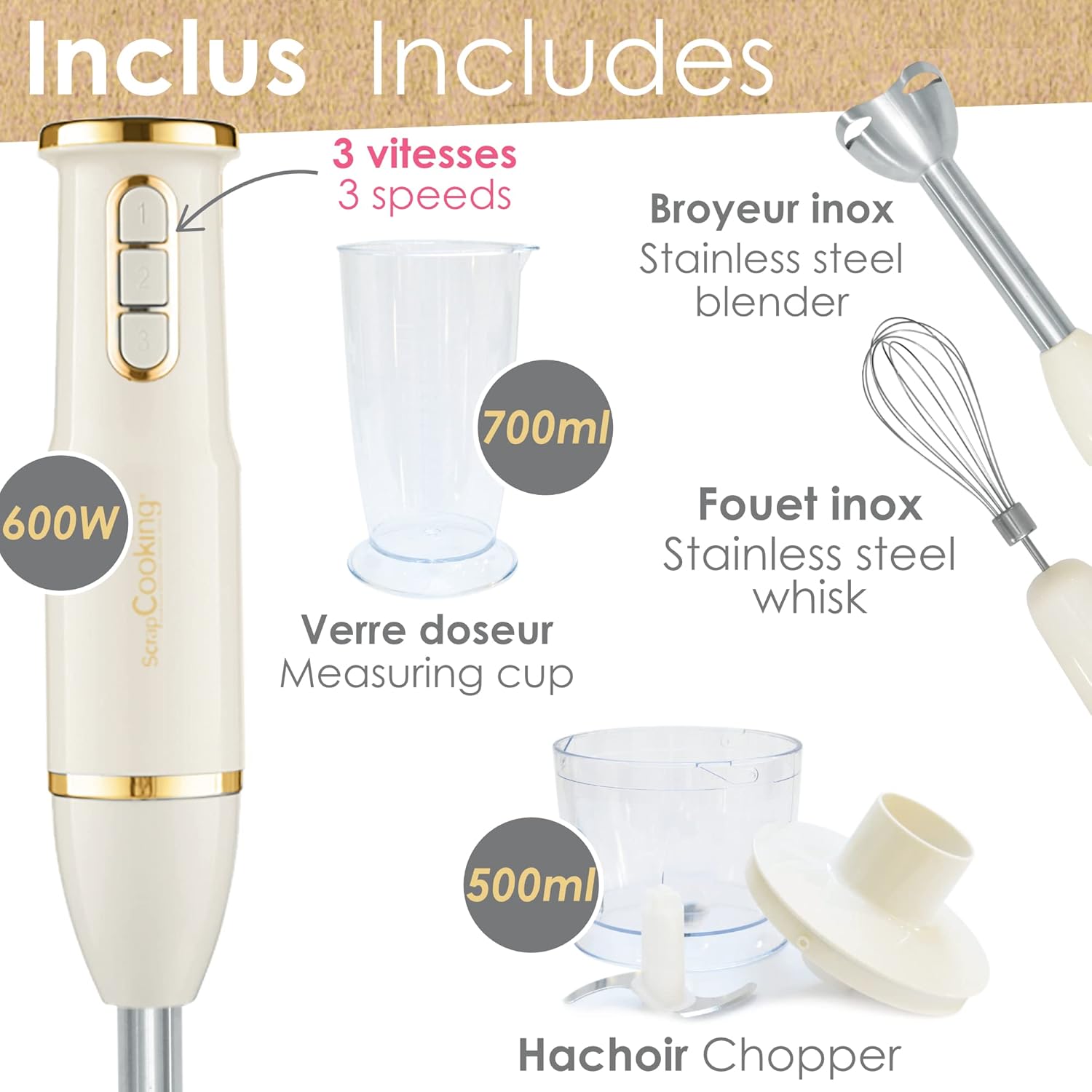 ScrapCooking mixer használat közben