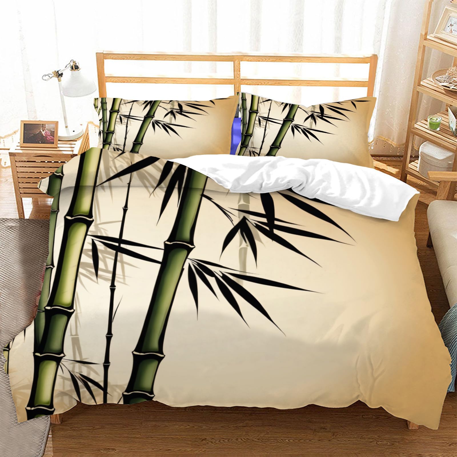 Housse de couette 240 x 260 bambou pour sublimer votre grand lit