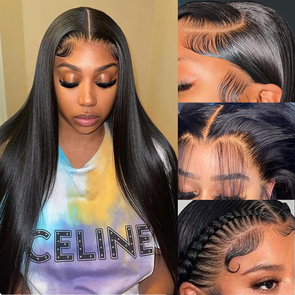 20 Inch Human Hair Glueless Lace Front Wig 13x6 Frontal 180 Density Amazon.com : Manorshen 13x6 Deep Wave Lace Front Wigs Human  main image 4