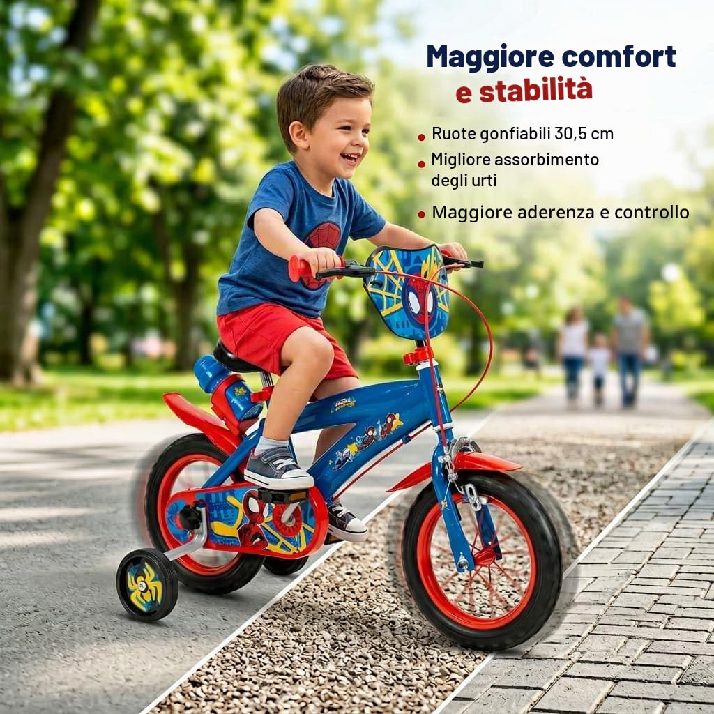 TOIMSA Bicicletta 12" Spiderman Huffy