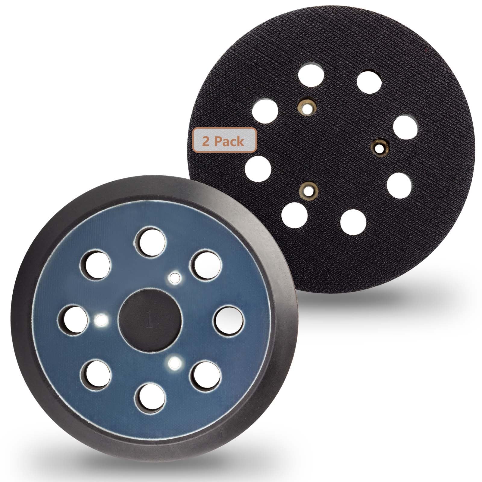 2Pack 5 Inch 8 Hole Sander Hook and Loop Replacement Sanding Pad for DeWalt Sander Pads - Fits DW420/K, DW421/K, DW422/K, DW423/K,DW426/K, D26450,