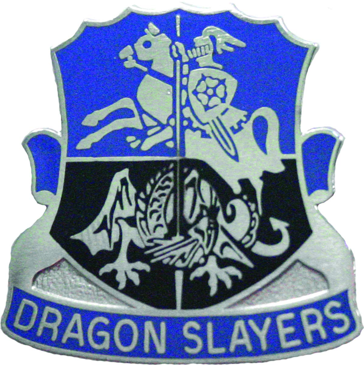 345th Military Intelligence Battalion Unit Crest (Dragon Slayers)