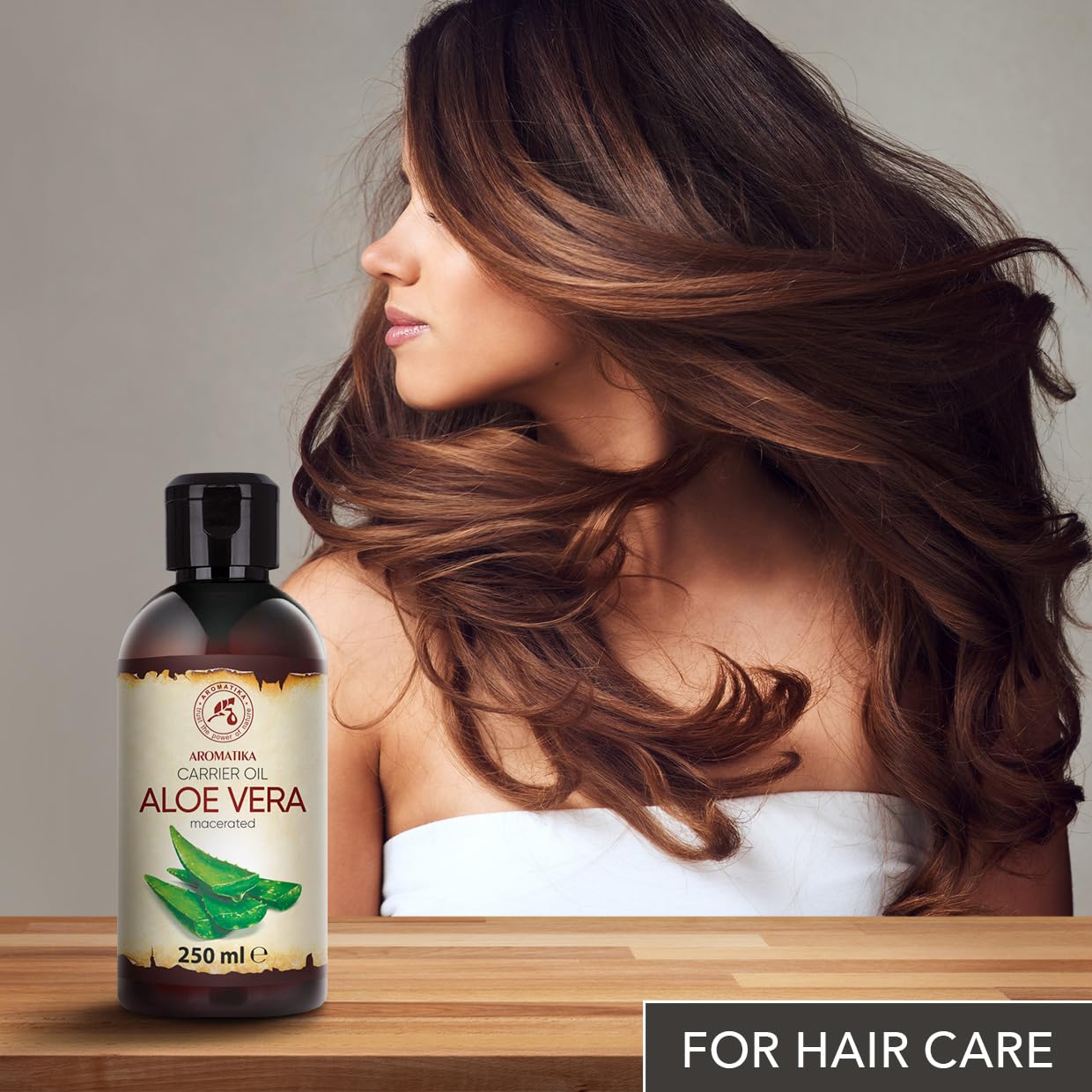 Aloe Vera Öl 250 ml - Aloe Barbadensis Leaf Extract - Basisöl - Rein & Natürlich - Trägeröl - Pflegeöl - Body Öl - für Hautpflege - Haare - Gesicht - Körperpflege
