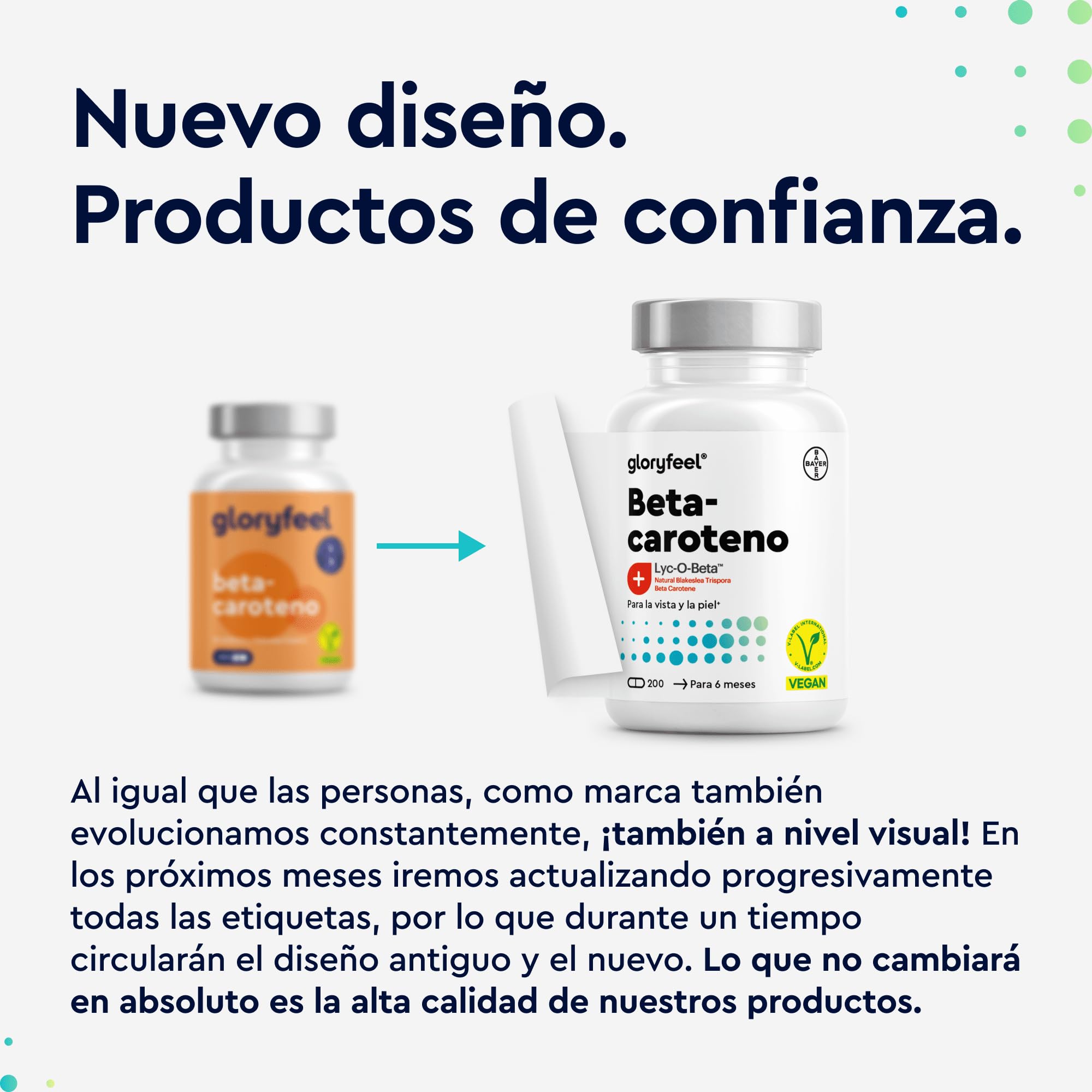 Betacaroteno (7 meses) - ACELERADOR BRONCEADO - Materia prima Lyc-O-Beta™- Fuerte extracto de zanahoria y Blakeslea trispora - Vitamina A 100% natural para la Piel - 200 Cápsulas - Sin Aditivos