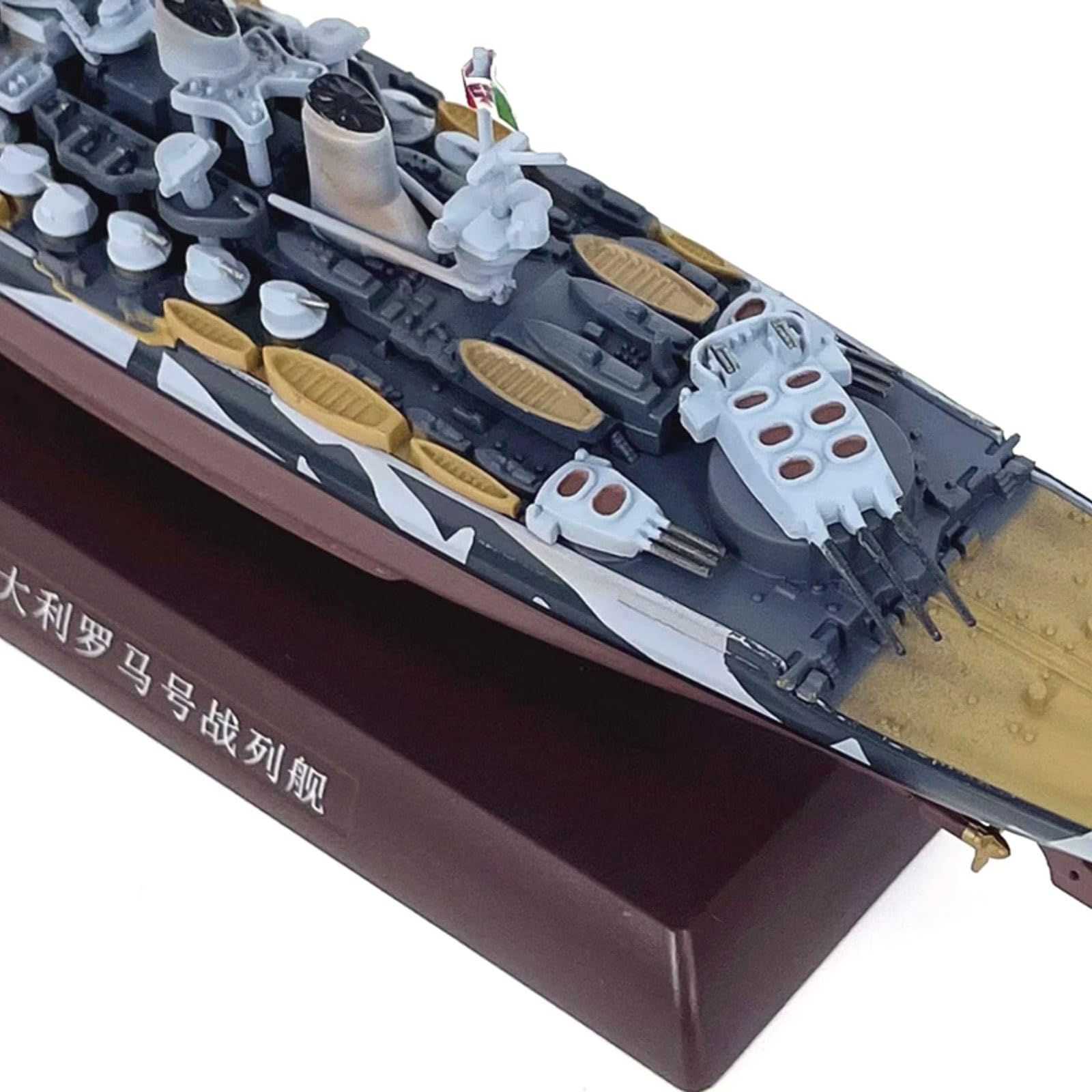 TECKEEN 1: 1000 Scala Italiana Corazzata Roma Battleship Lega Modello Nave da guerra Modello Militare Diecast Nave Modello per Collezione