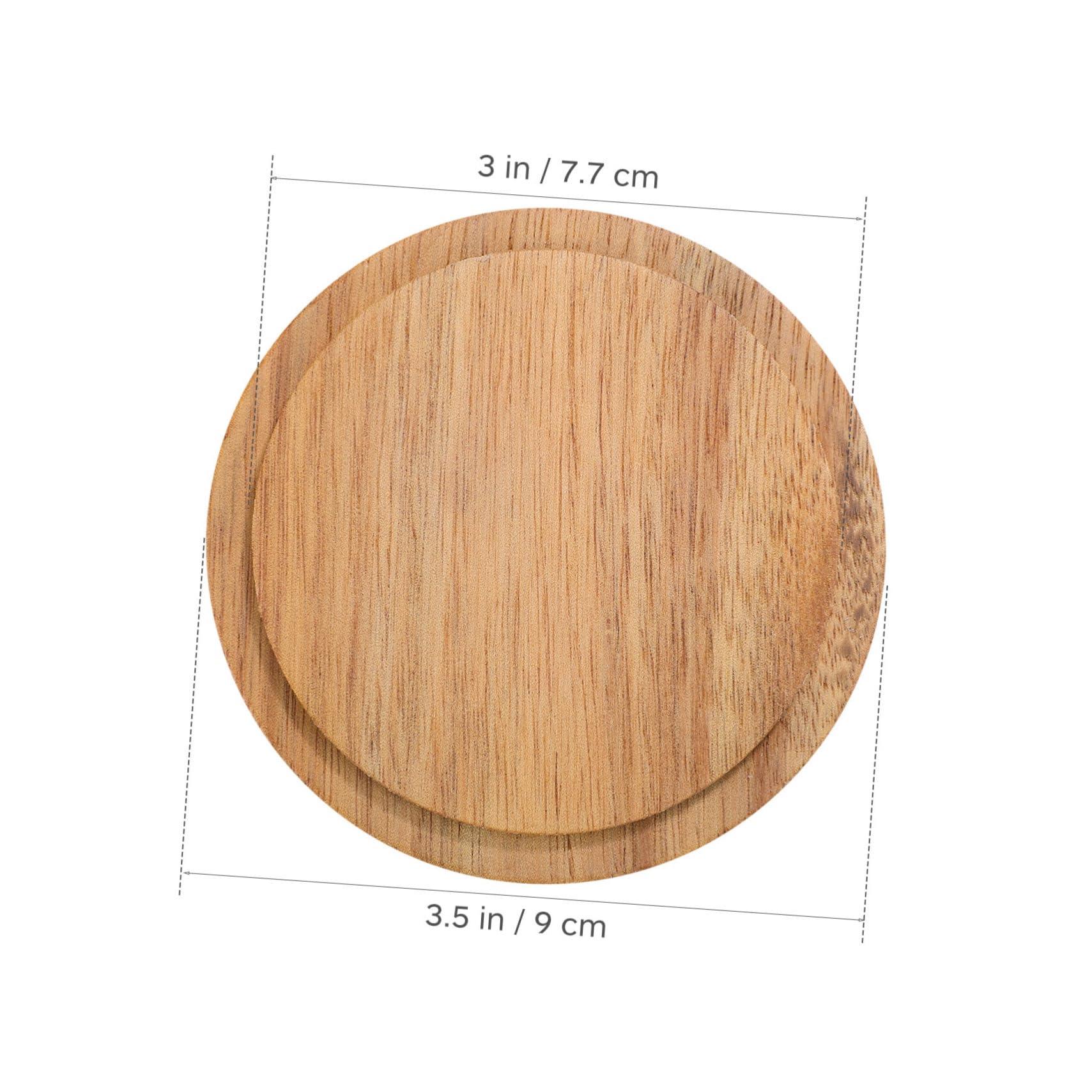 OSALADI 5 Series Gorro Cerveza Plástico Cubretodo Tapas De La Cubierta De La Taza Térmico Tazas Con Tapas Cubiertas De Taza Resistentes Al Calor Tapas De Tazas Redondas Madera 4 Piezas X 5