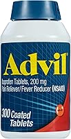 Vista 26 de Advil Analgésico y reductor de fiebre, medicamento para aliviar el dolor con ibuprofeno 200 mg para dolor de cabeza, dolor de espalda, dolor