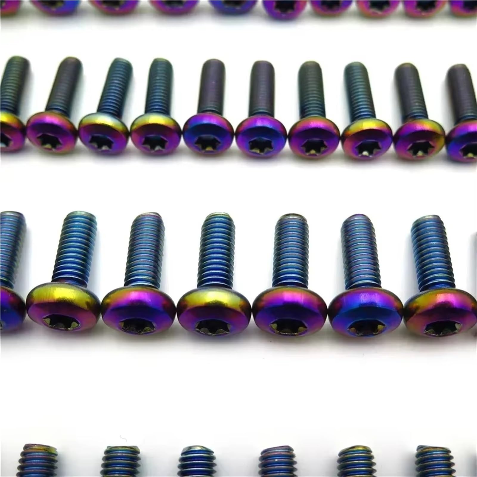 Viti per motociclette Compatibile Con Accessori Universali Per Moto Parti Di Ricambio Per Viti Per Carenatura Completa Multicolore In Acciaio Inossidabile