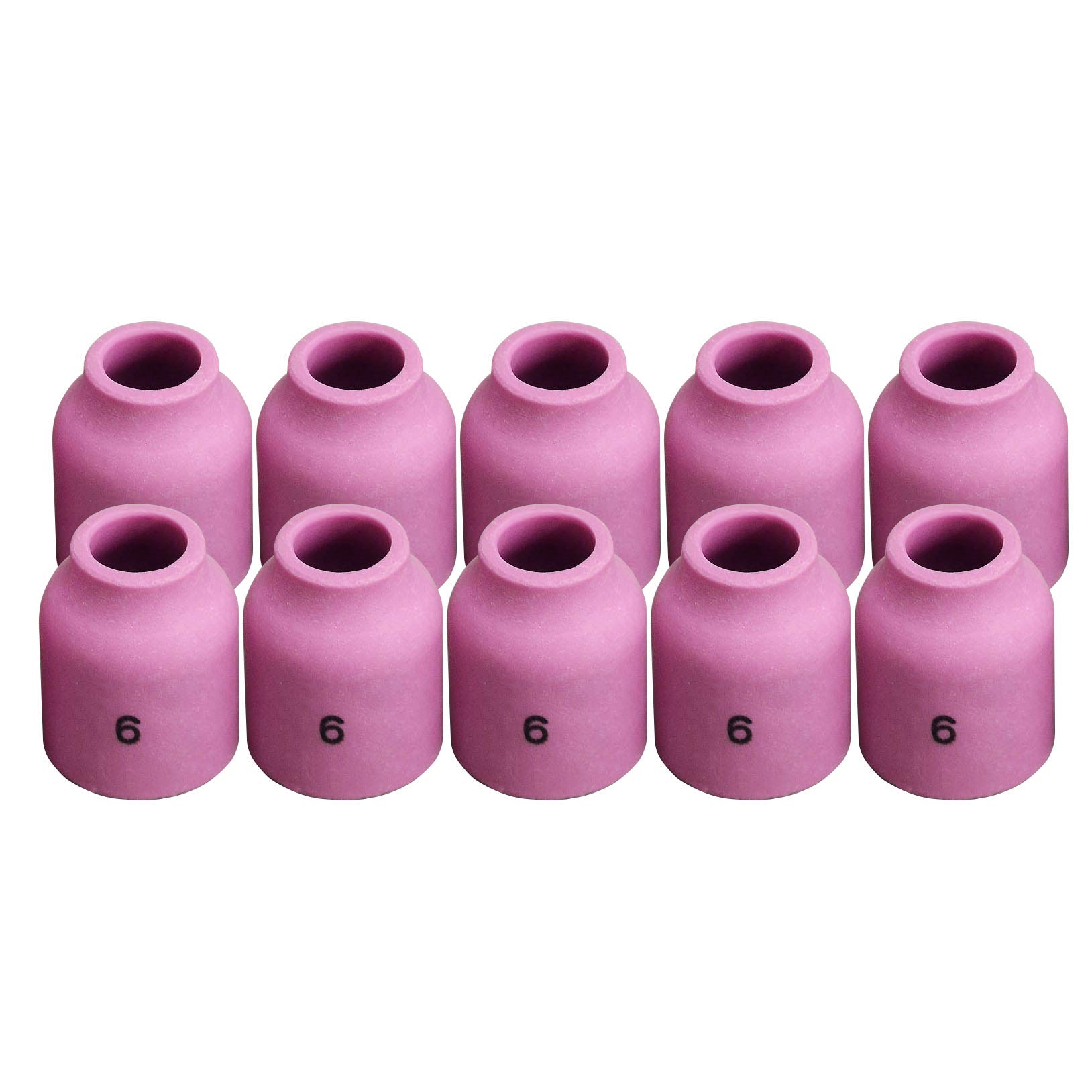 RIVERWELD TIG Gas Lens Alumina Nozzle Ceramic Cup 53N60 6# 3