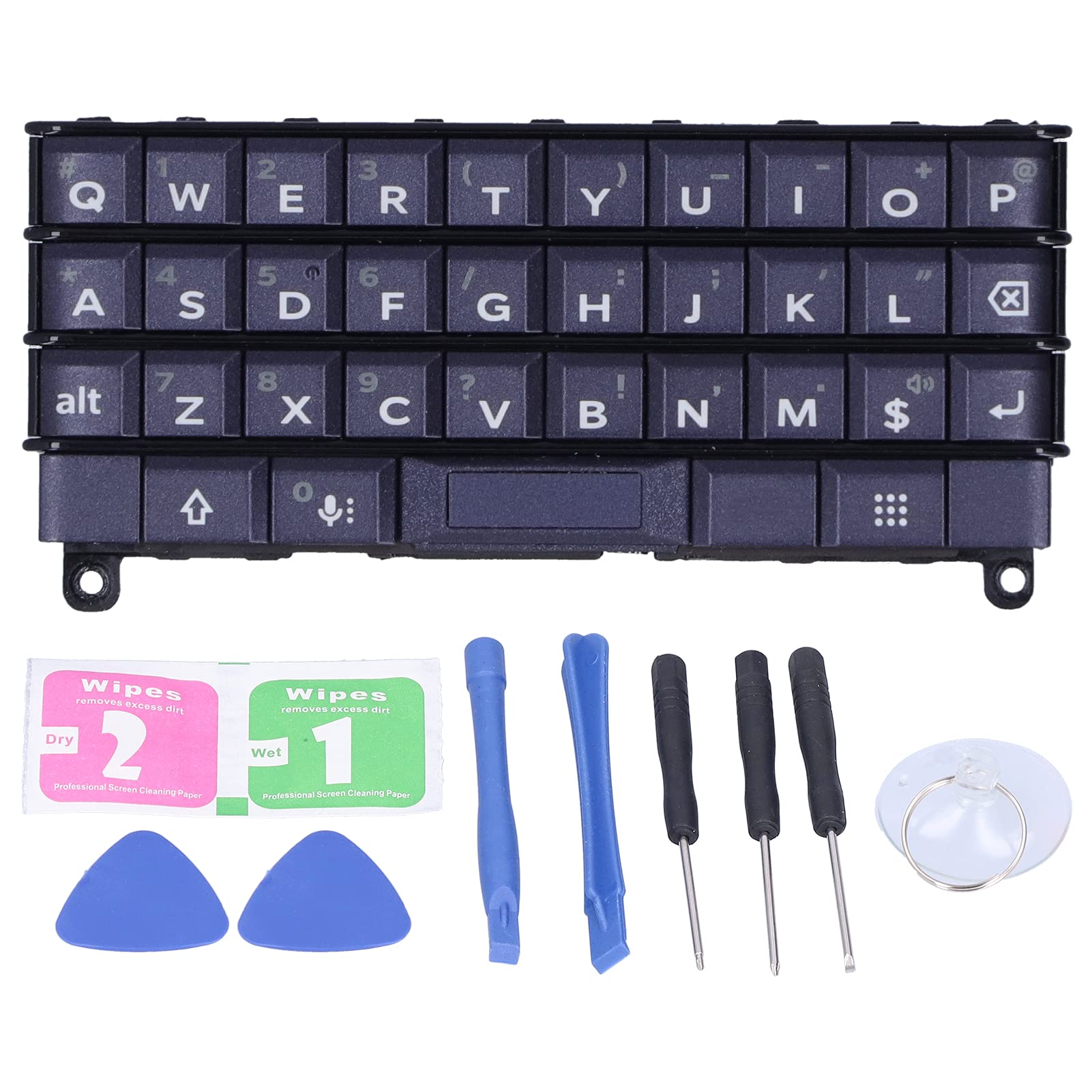Yosoo Health Gear Keyboard Assembly do Key2 LE, ABS (BLACK)