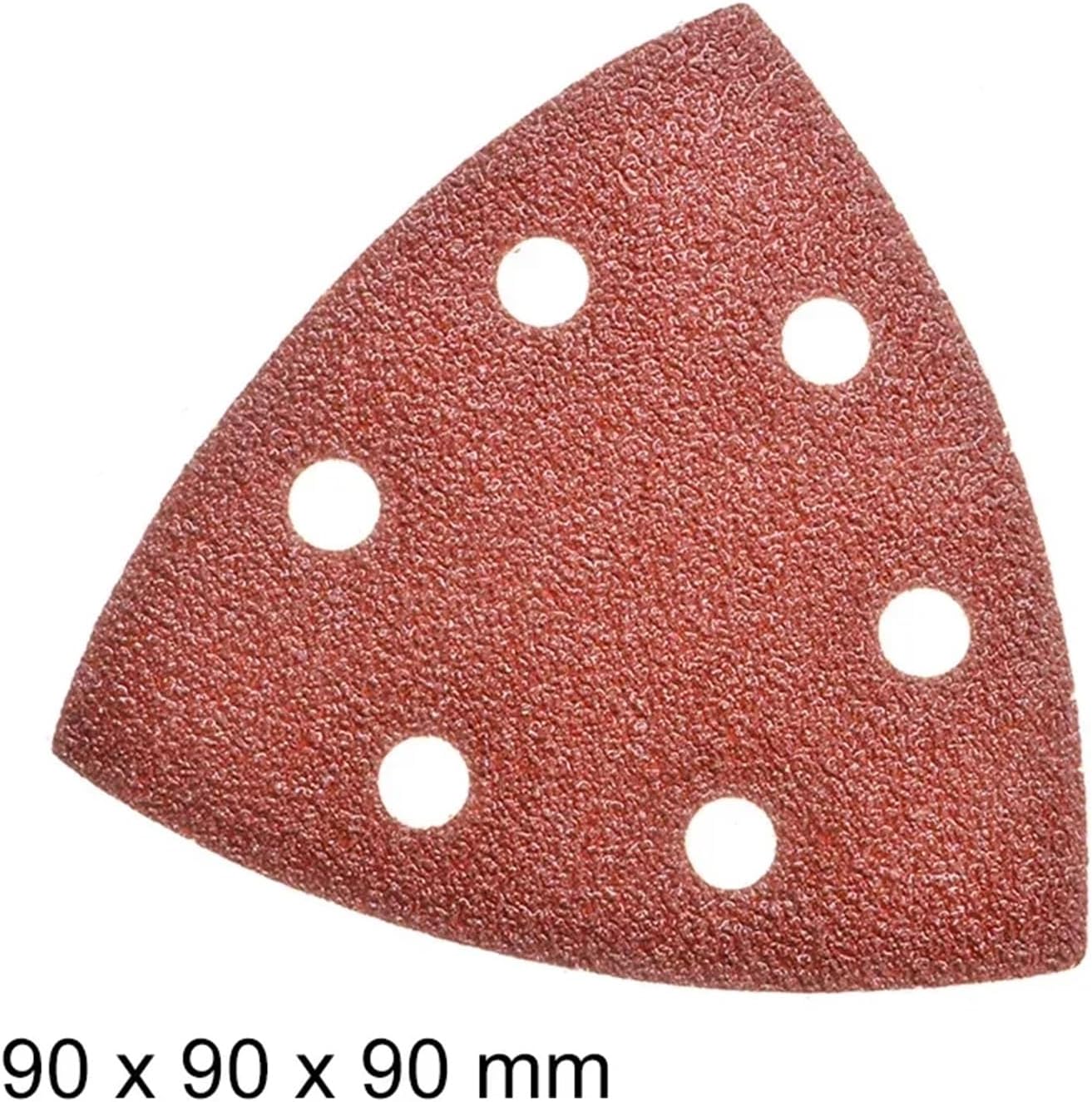 Sanding Pads, 60PCS 90mm *90mm Triangular Sanding Disc Sander Hook & Loop Sandpaper Abrasive Tools for Sanding Grit 40-400 for Wood Furniture(60pcs 40grit)