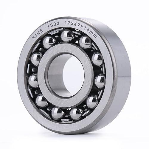 Miniatura 55 de XIKE 1 Pcs 108 Self-Aligning Ball Bearings 8x22x7mm, Open and Chrome Steel Fits DIY/Fans/Industrial/Agriculture/Pulp/Paper/Beverage/Textile