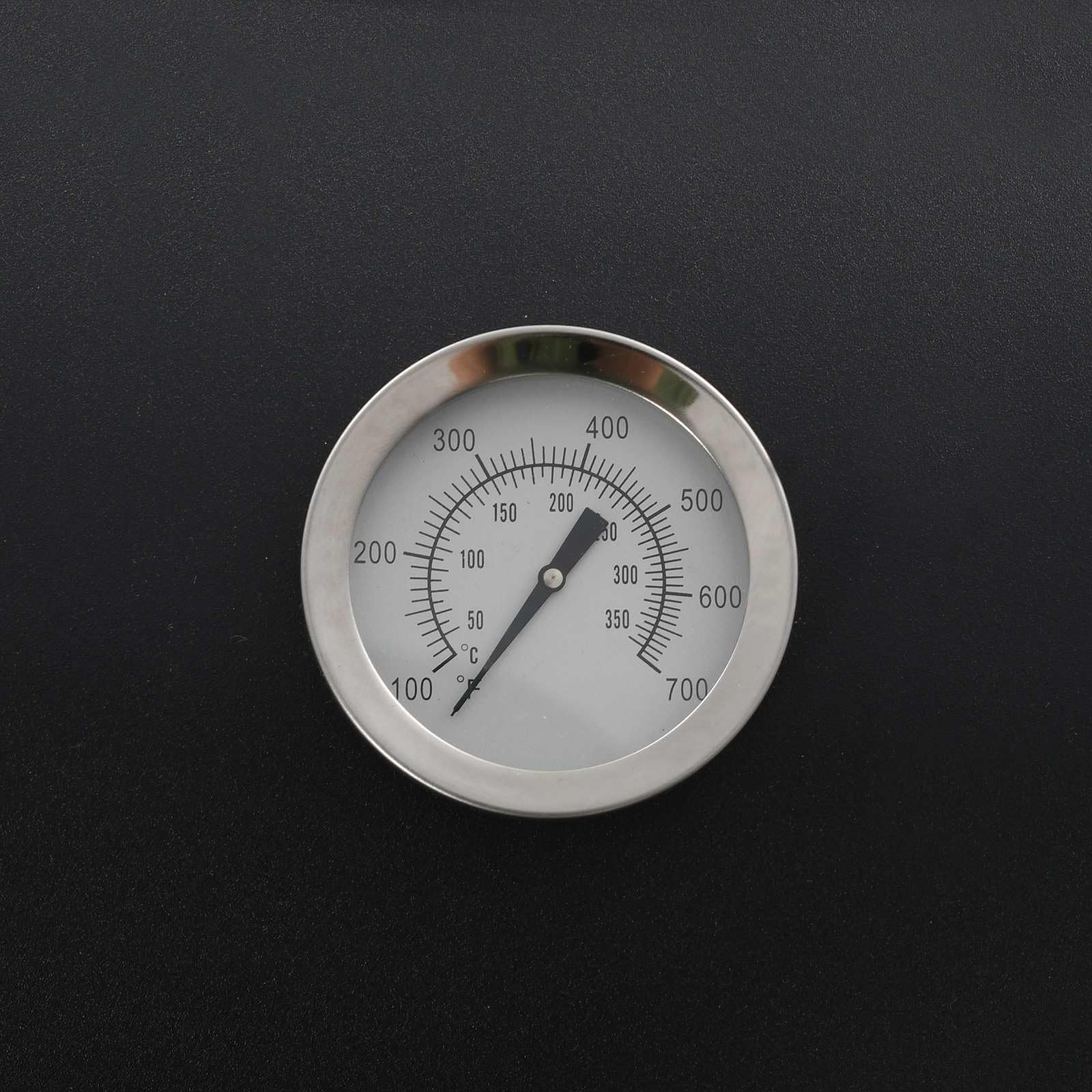 Outdoor Grill 103 x 60 x 113 cm Stahl Schwarz | Wetterfester Stahl, Edelstahl, verchromte Kochgitter, Kohlegrill mit Thermometer, Rauchabzug