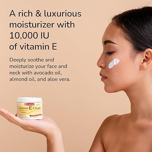 Miniatura 3 de De La Cruz - Crema de vitamina E y crema de árnica - Cuidado hidratante de la piel para pieles secas y ásperas