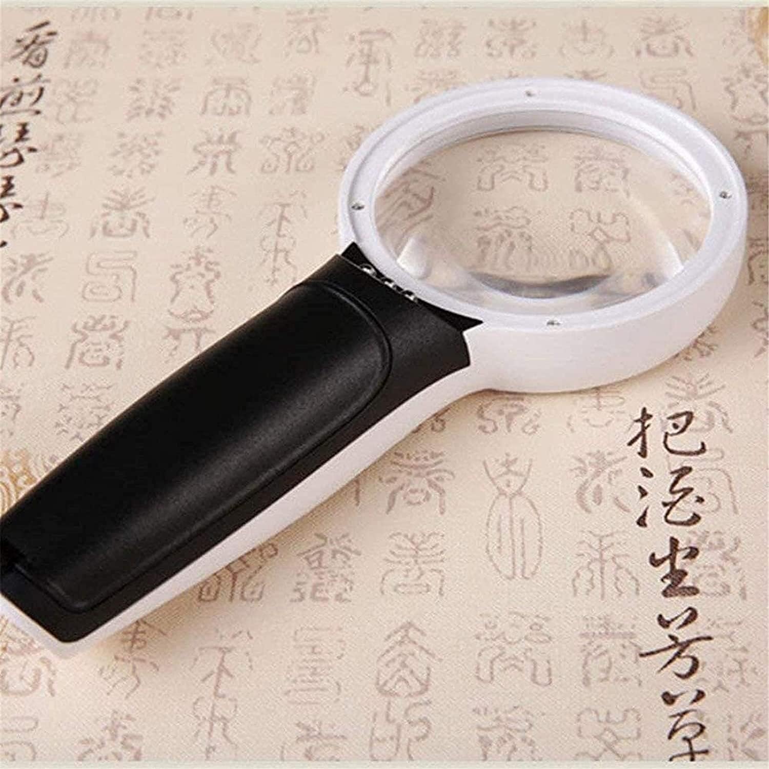 Magnifying Glasses Magnifying glass Magnifying Glass High Definition Inspection Maintenance Maps Crafts Identification 15X HD Handheld Magnifying Glass Magnifier Safehappy