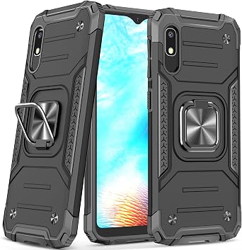 for Samsung Galaxy A10E Case Military Grade Built-in Kickstand Case Holster Armor Heavy Duty Shockproof Cover Protective for Samsung Galaxy A10E Phone Case Black