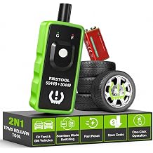 TPMS Relearn Tool for GM and Ford, 2IN1 TPMS Reset Tool with Battery