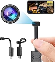 Vista 1 de Cámara espía inalámbrica más pequeña, WiFi, monitor de bebé HD1080P, cámara de niñera con grabación de video en vivo, cámara USB portátil con visión