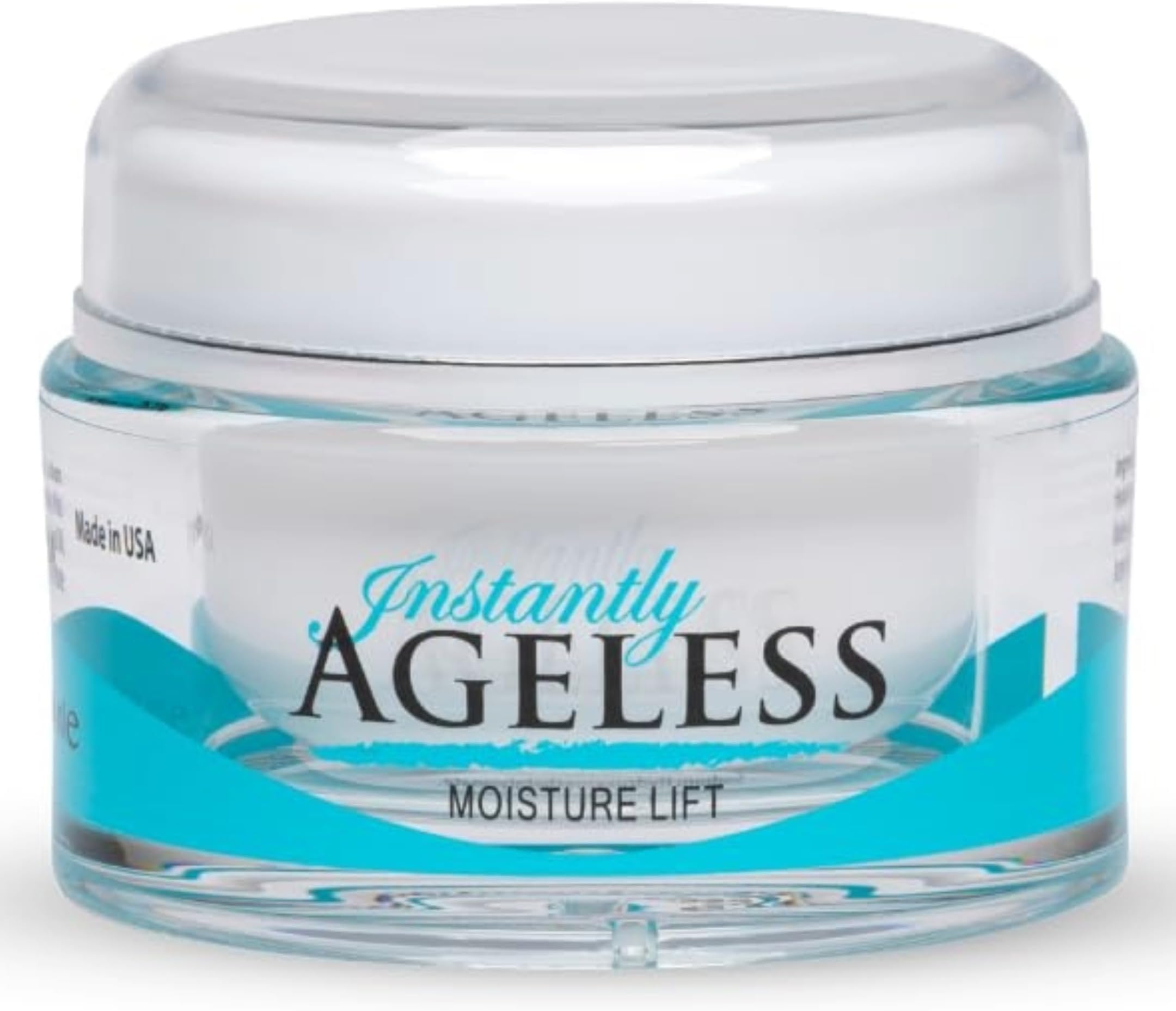 Instantly Ageless Moisture Lift - Argireline Peptide Skin Care Face Moisturizer - Enhance Your Beauty With Firming Daily Moisturizer & Wrinkle Cream - Age Defying Gifts for Women - 1.7 Oz